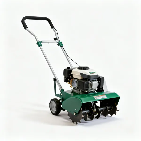 A powered turf cutter machine