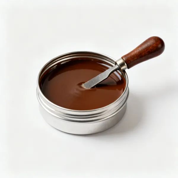 Antique paste: A tin of leather antique finish paste