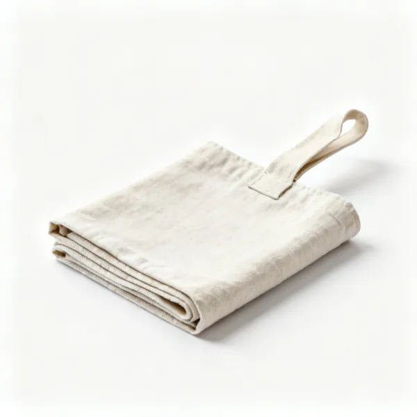 Canvas & denim: A folded piece of canvas cloth