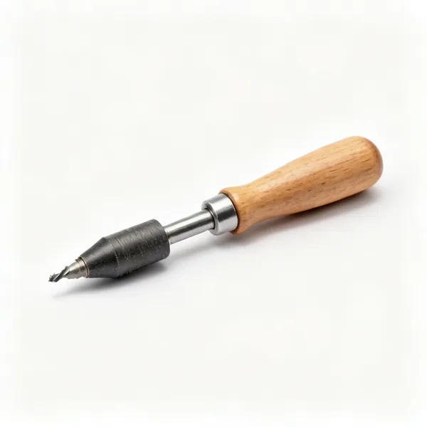 Drill burnisher: A wooden burnisher attachment for a drill
