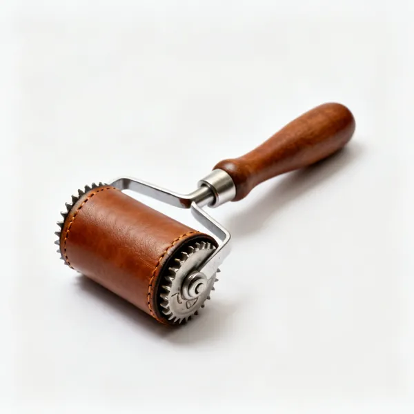 A leather embossing wheel tool