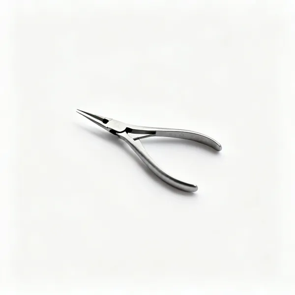 A pair of small flat nosed needle pliers