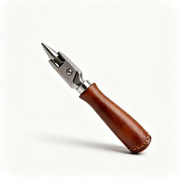 Strap end punch: A strap end leather punch