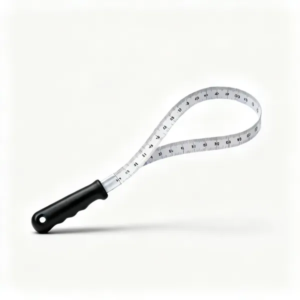 A flexible tape measure