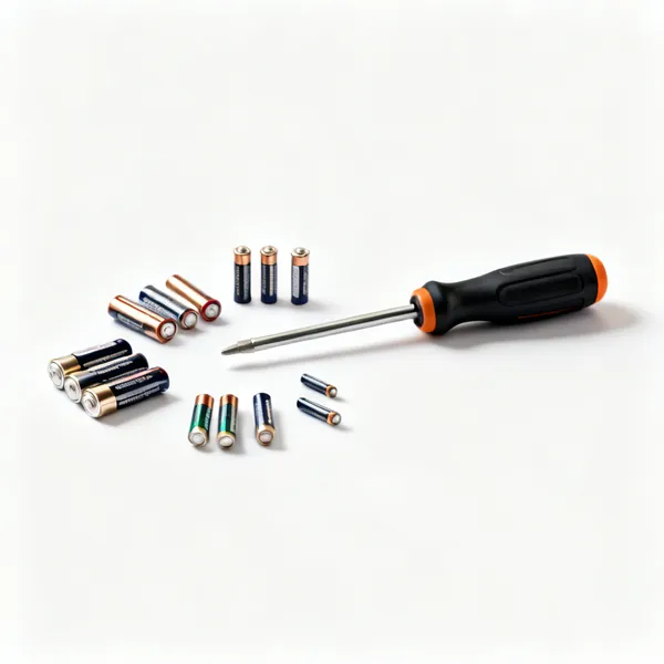 Battery stock: An assortment of small batteries