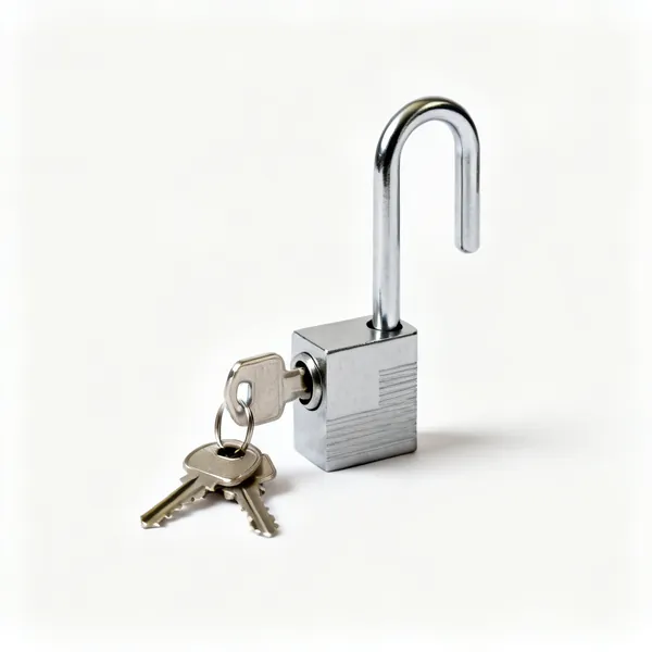 Small cam locks with keys