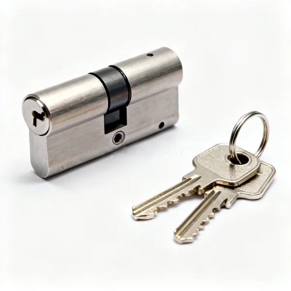 Euro cylinder: A euro profile lock cylinder with keys
