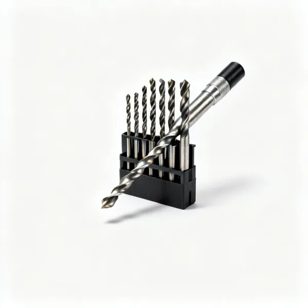 HSS drill bits: A set of HSS metal drill bits