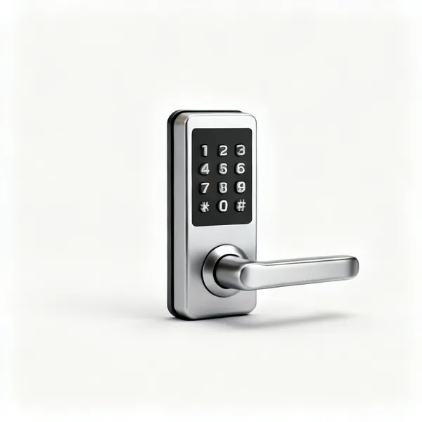 A digital door keypad lock