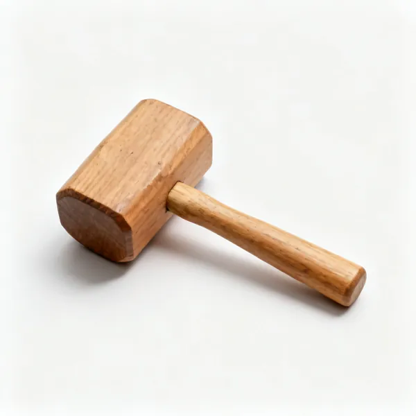 A wooden mallet
