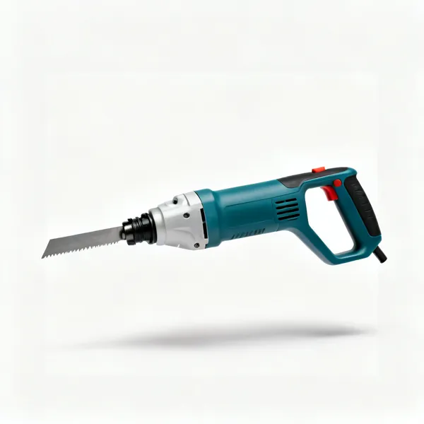 An oscillating multi tool with a blade