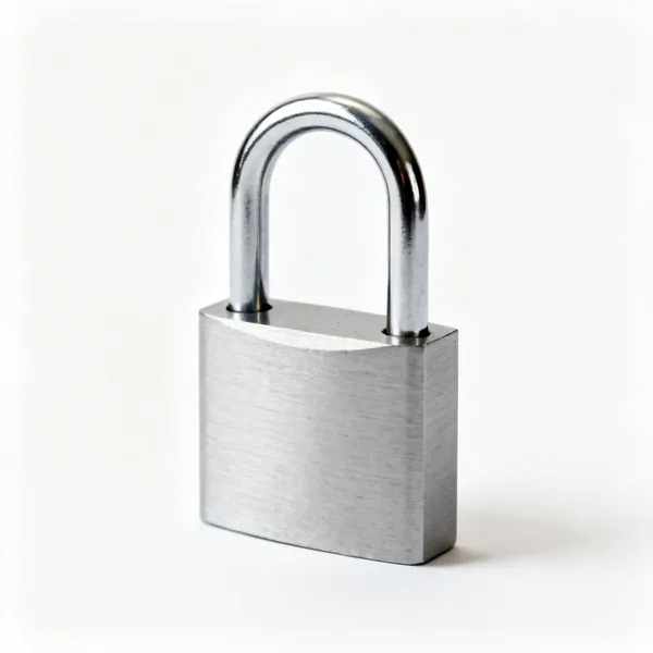 Padlocks: A closed shackle security padlock