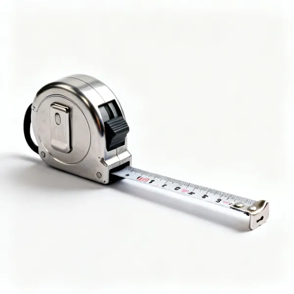 A steel tape measure