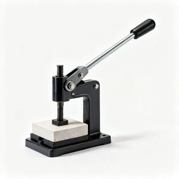 A manual block splitter press