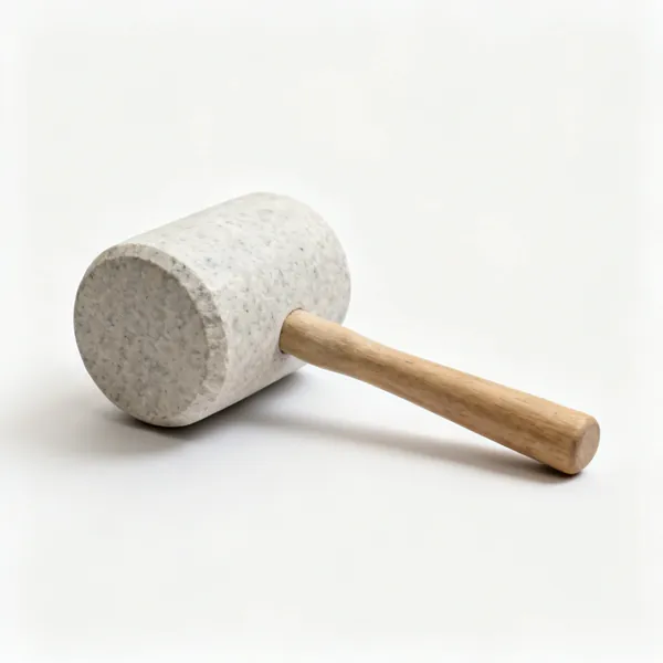 A round dummy mallet for stone carving