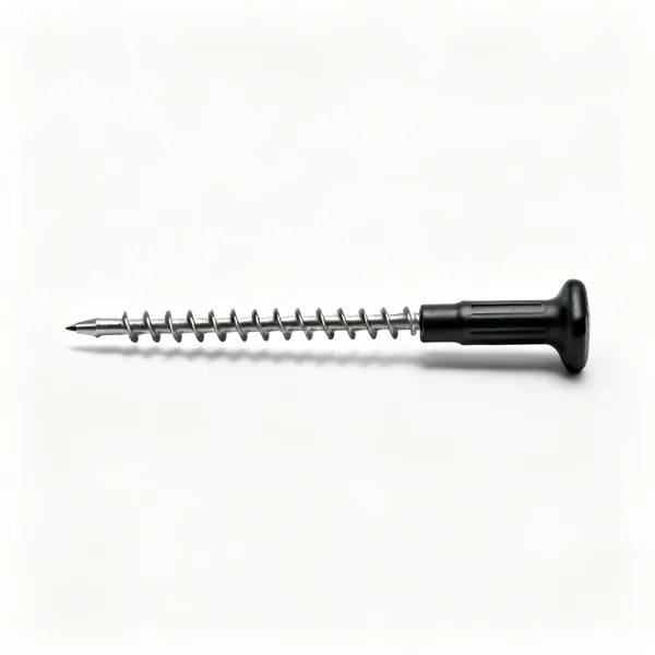 Helical tie tool: Helical wall tie bars with a driving tool