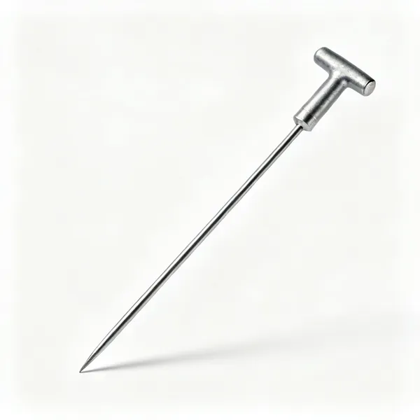 Steel bricklayer's line pins