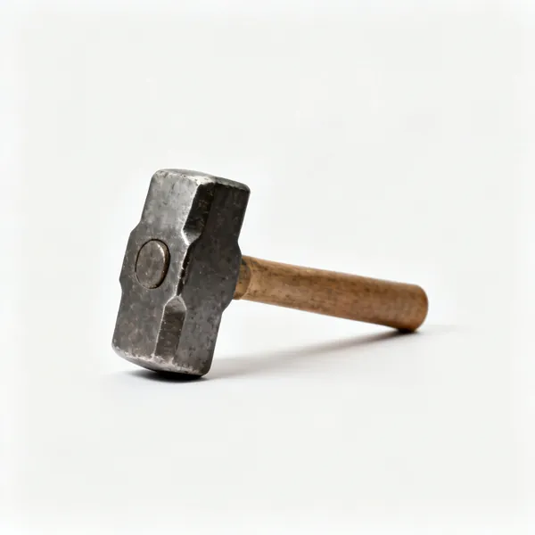 A lump hammer with a heavy head