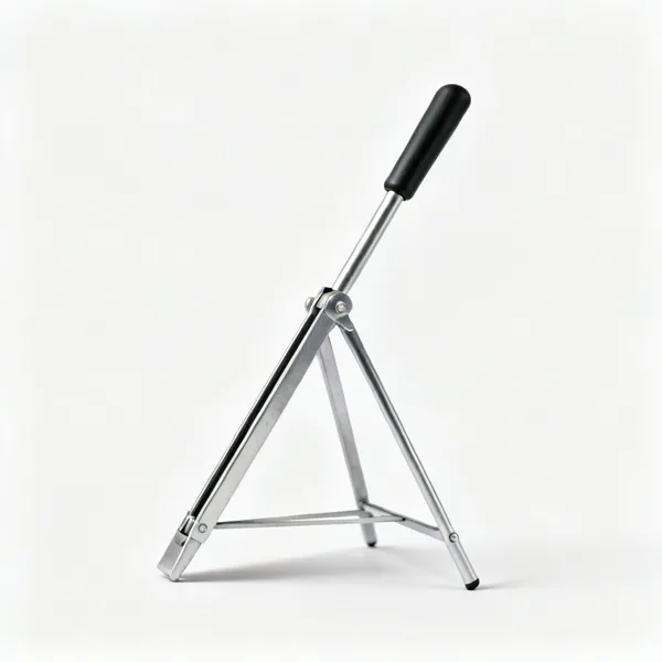 Mortar stand: A folding metal mortar board stand