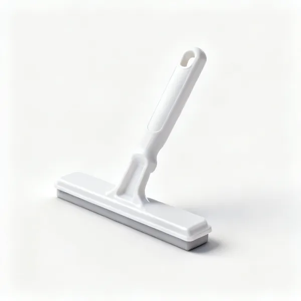 A plastic rendering float with a handle