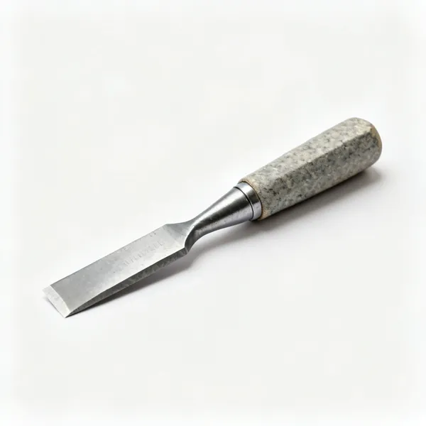 Stone chisel: A steel stone mason's chisel