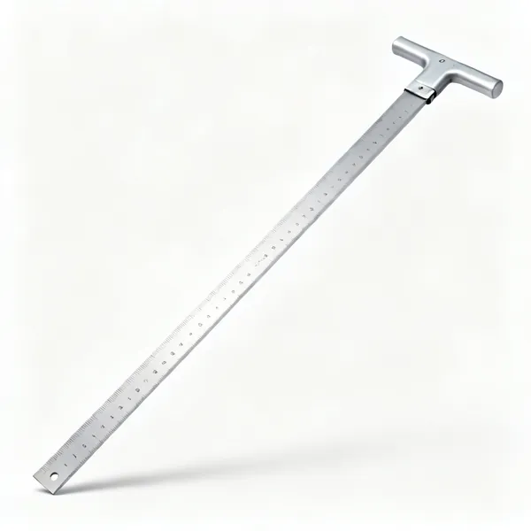 A long lightweight aluminium T square with a slim blade