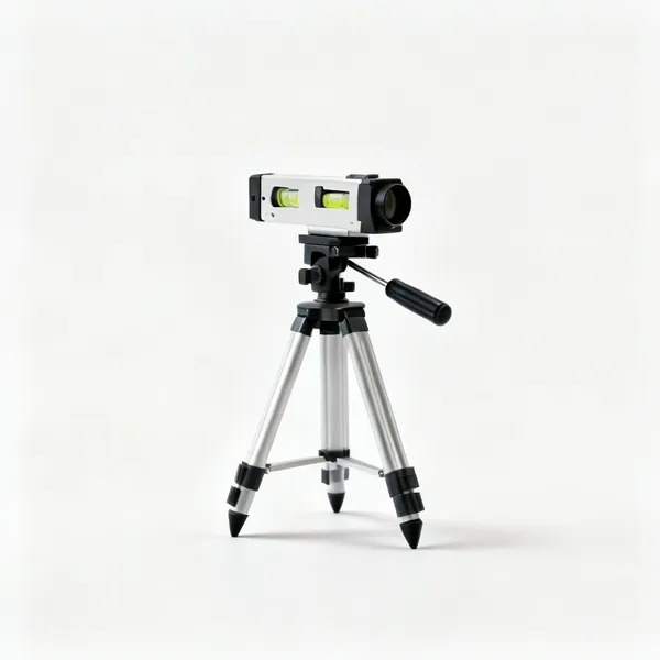 Optical level: An optical builder's level on a tripod