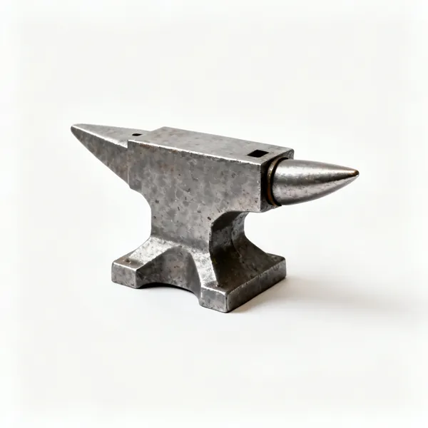 Bench block: A steel bench anvil block