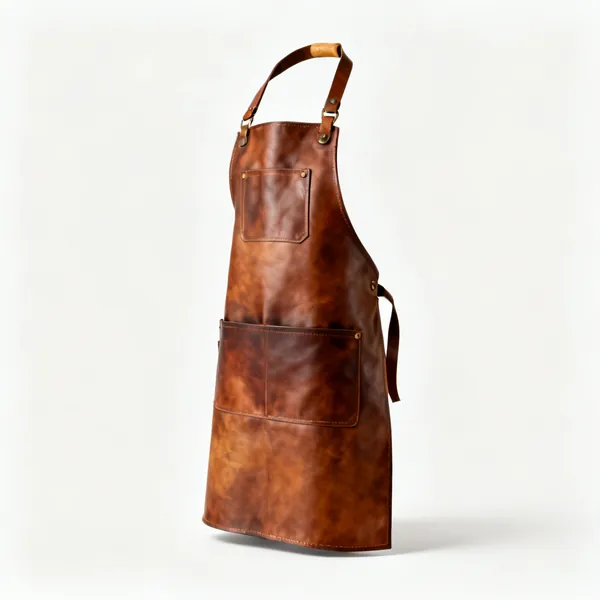 Leather apron: A leather workshop apron