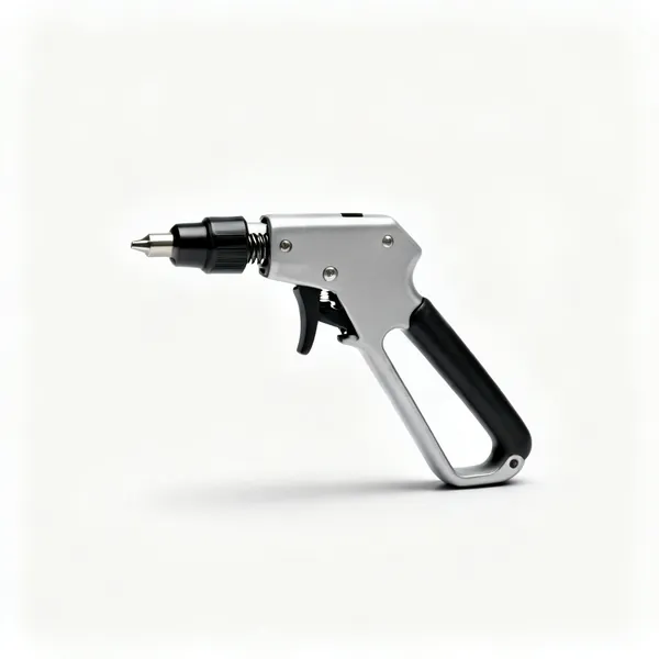 Automatic centre punch: An automatic spring loaded centre punch