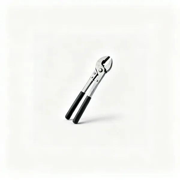 A pair of long handled bolt cutters