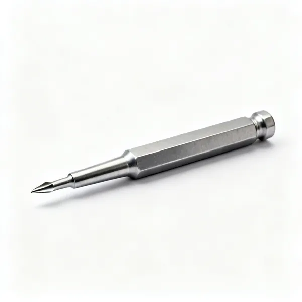 A steel centre punch