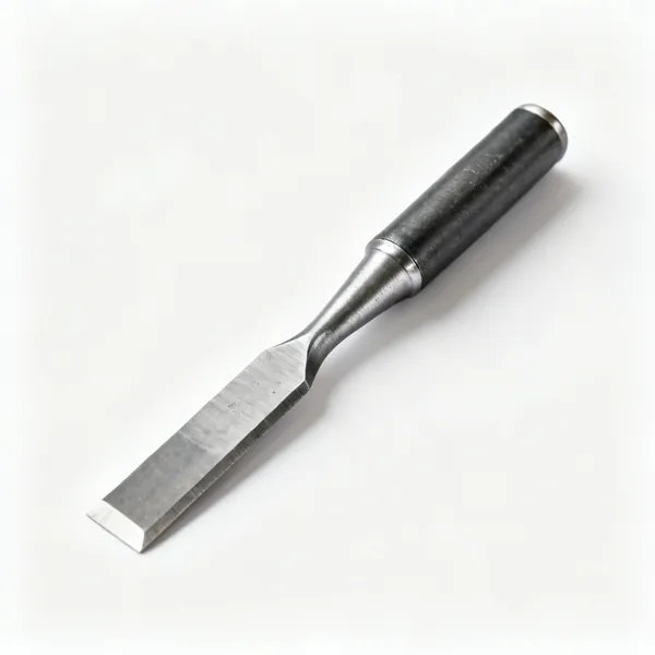 A set of steel cold chisels