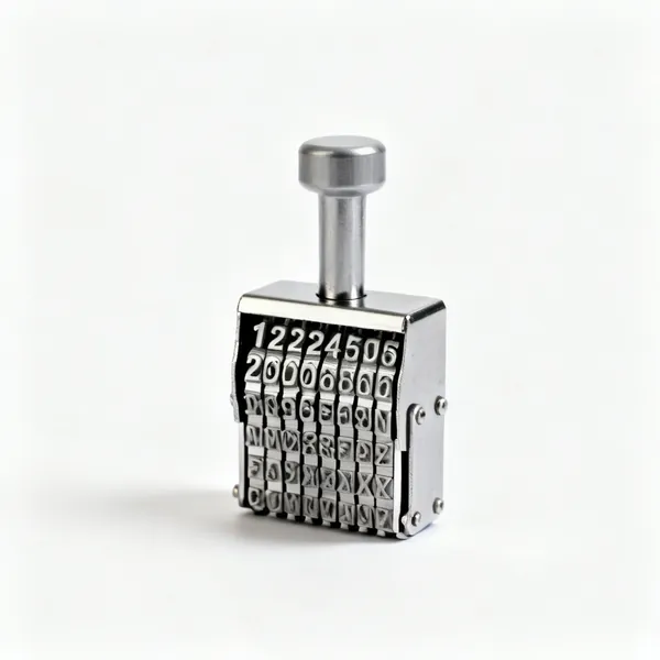 Letter & number punches: A set of steel number and letter stamping punches