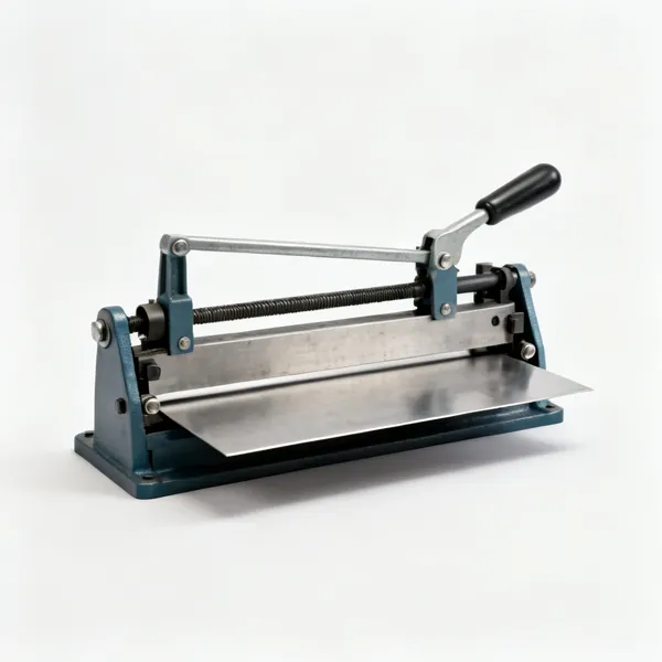 Sheet metal brake: A sheet metal bending brake