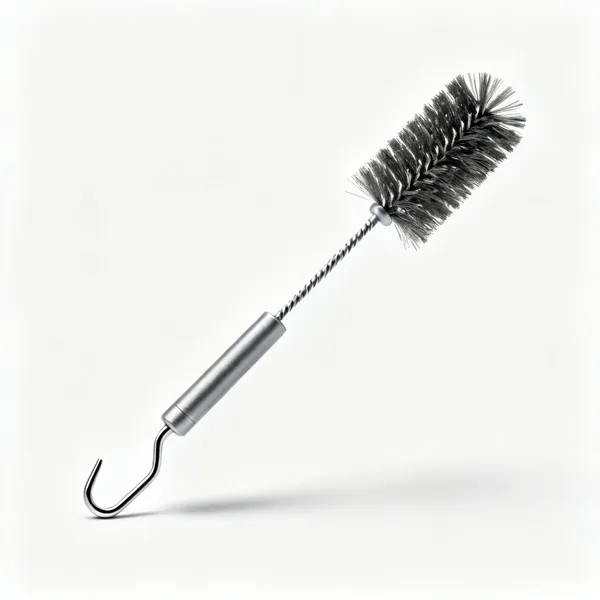 Swarf brush & hook: A swarf brush and chip hook