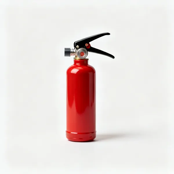 A small fire extinguisher