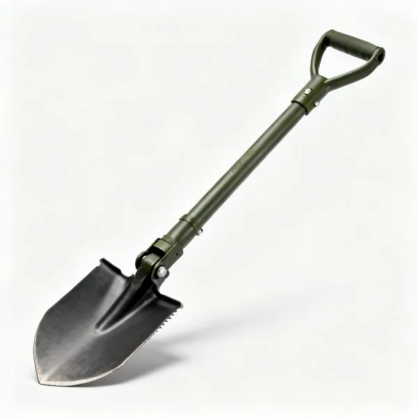 Folding shovel: A folding entrenching shovel