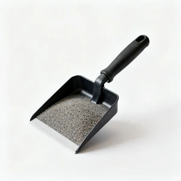A handheld grit spreader