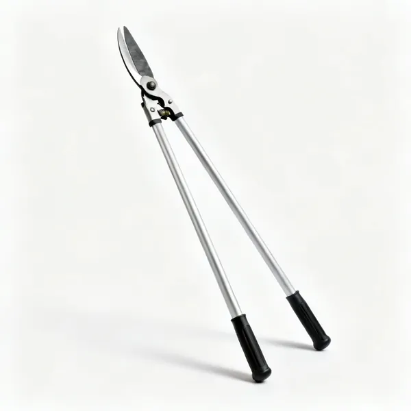 A pair of long handled loppers