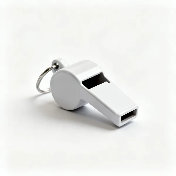 An emergency safety whistle