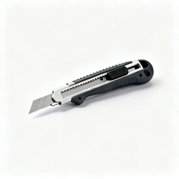 A retractable craft knife with a snap off blade