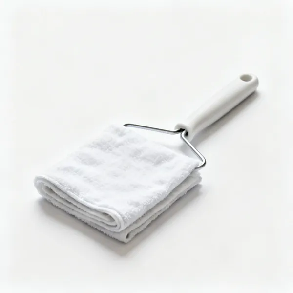 Damp cloth: A folded damp cotton cloth rag
