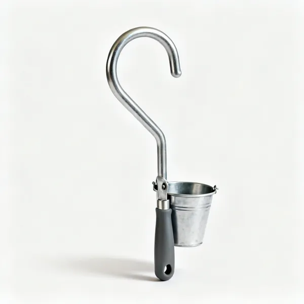 Paint pot hook: A metal S shaped paint pot hanging hook