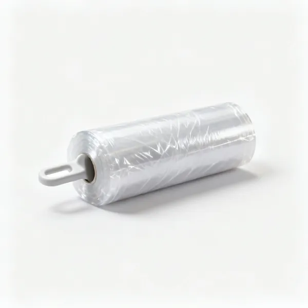 A roll of clear cling film