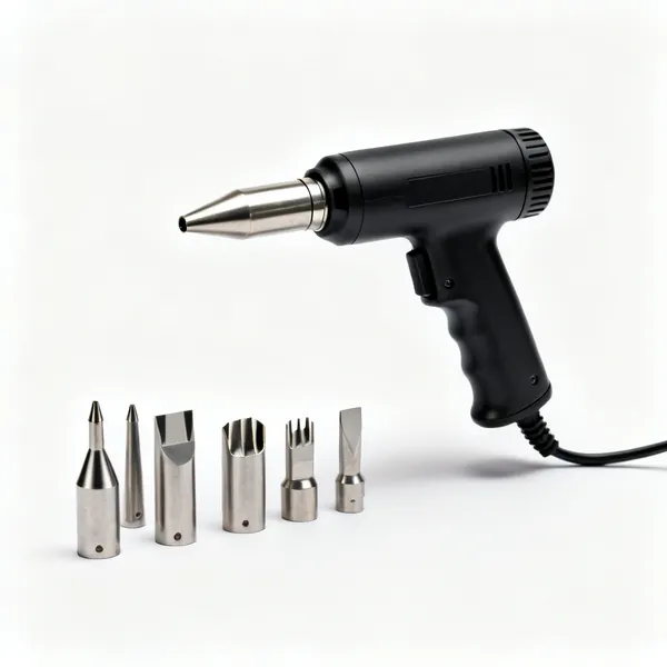 Heat gun nozzles: A set of metal heat gun nozzle attachments of different shapes