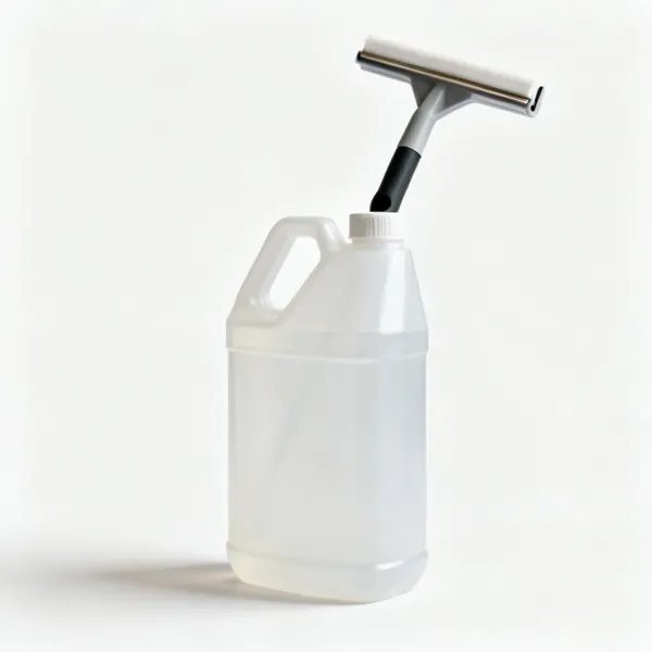A plastic bottle of wallpaper stripper concentrate