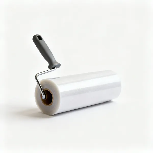 Carpet protector: A roll of self adhesive carpet protection film