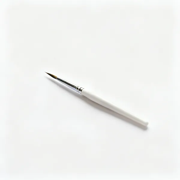 Detail brush: A small detail paint brush with a fine tip