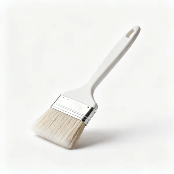 A wide wallpaper paste brush with soft bristles